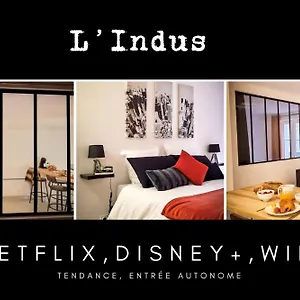 Appartement L'indus 3 Etoiles Wifi, Netflix, Disney, Coeur De Bastide, Villefranche-de-Rouergue